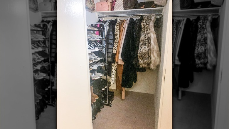 After photo of a bedroom closet