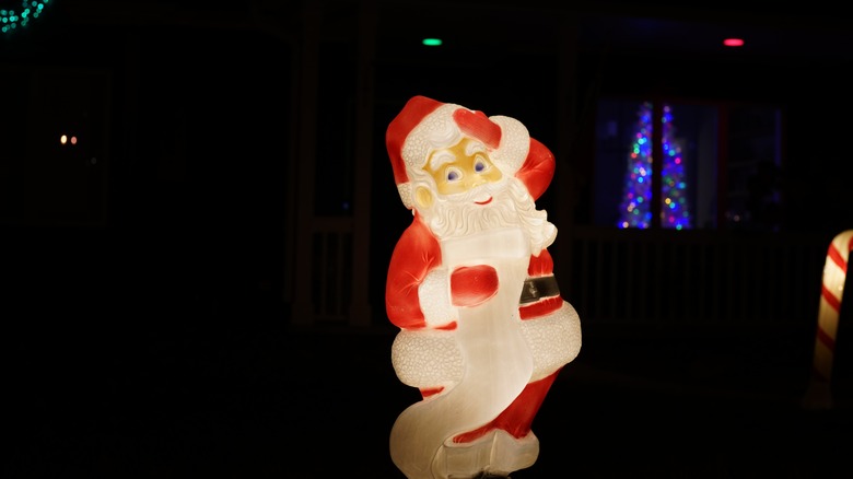 Santa blow mold