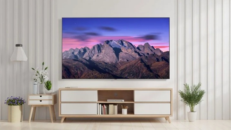 An LG 83-inch Class OLED AI B5 4K Smart TV (2025).