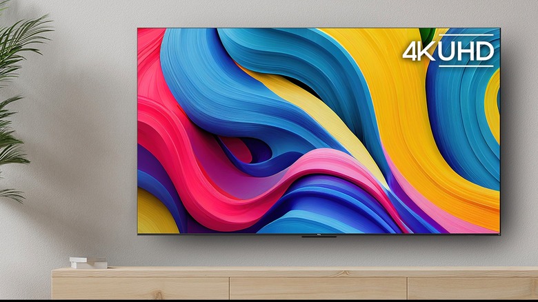 A TCL 55-inch Class F35-Series 4K UHD HDR LED Smart Fire TV (2025) in a living room.