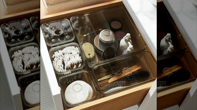 VISSLAÅN box with lid