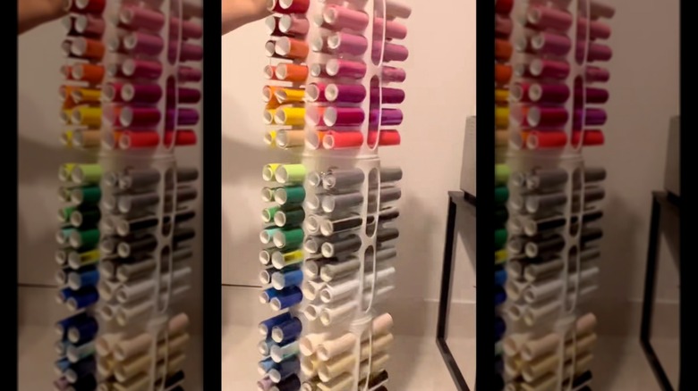 IKEA VARIERA vinyl roll storage hack