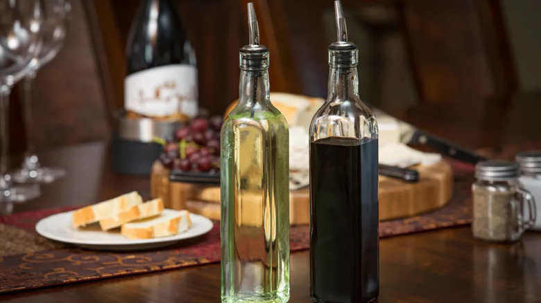 olive oil vinegar bottles