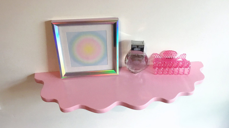 Abstract shape shelf