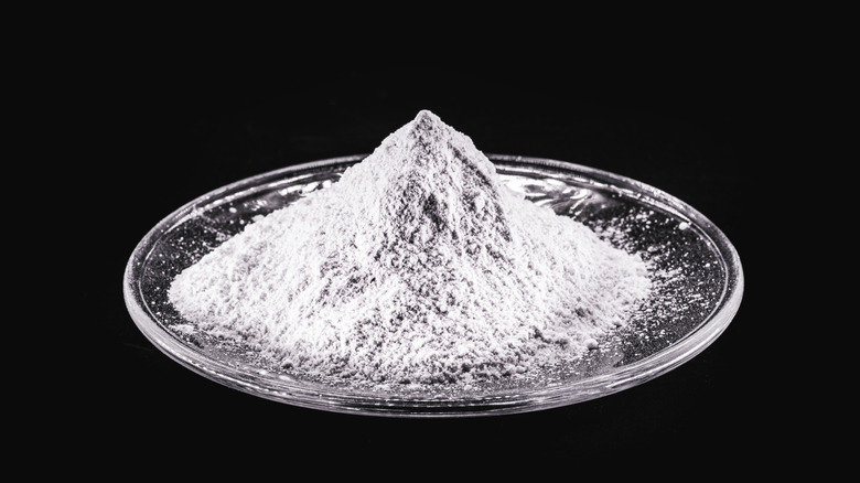 pile of rock phosphorous powder