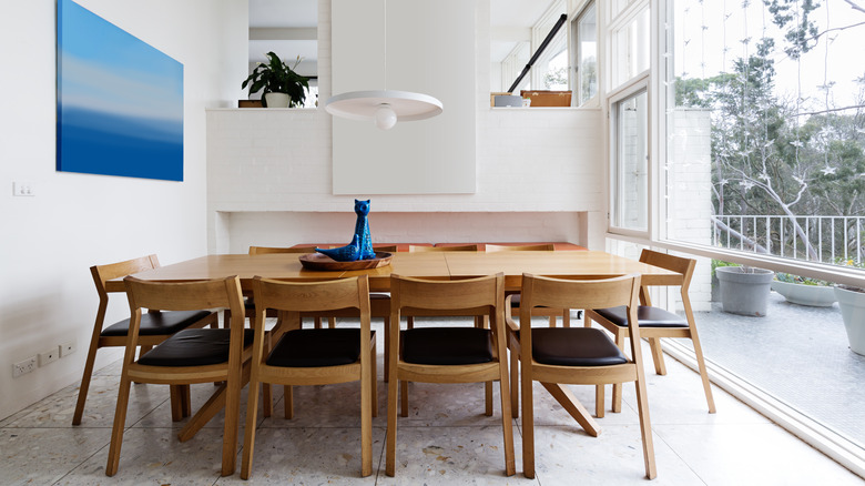 mid-century modern dining table