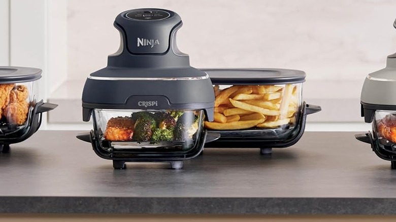 Ninja Crispi PowerPod on a countertop