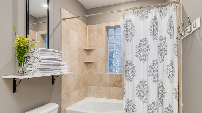 bathtub and shower combo