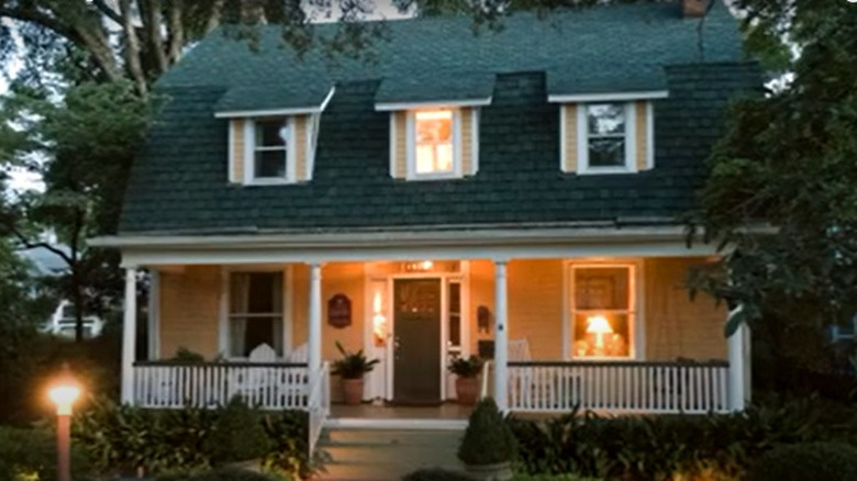 warm modern colonial home