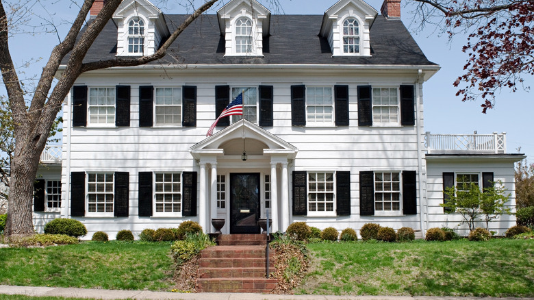 beautiful colonial house