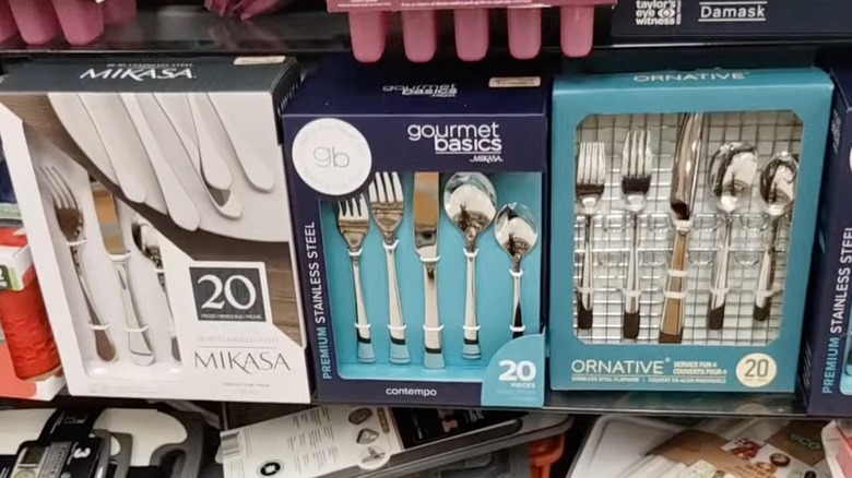 Flatware sets at T.J. Maxx