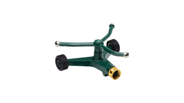 Ace Hardware's Metal Wheeled Base Rotating Sprinkler