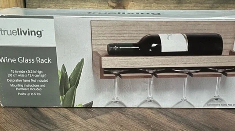 wine glass rack still in box