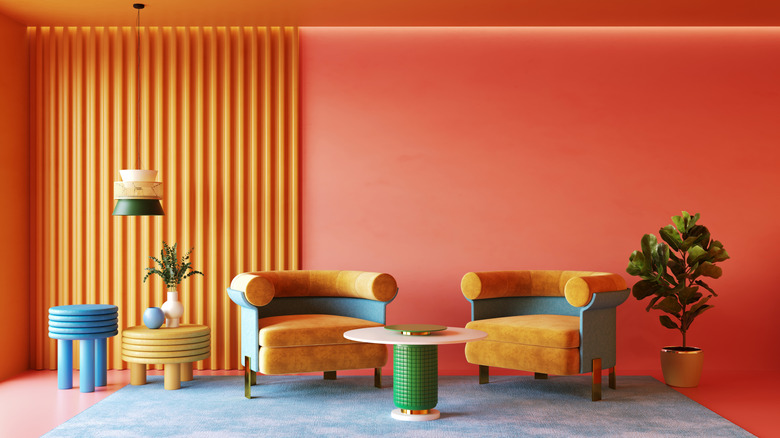 Bare walls and few surfaces call attention to the rest of the design.