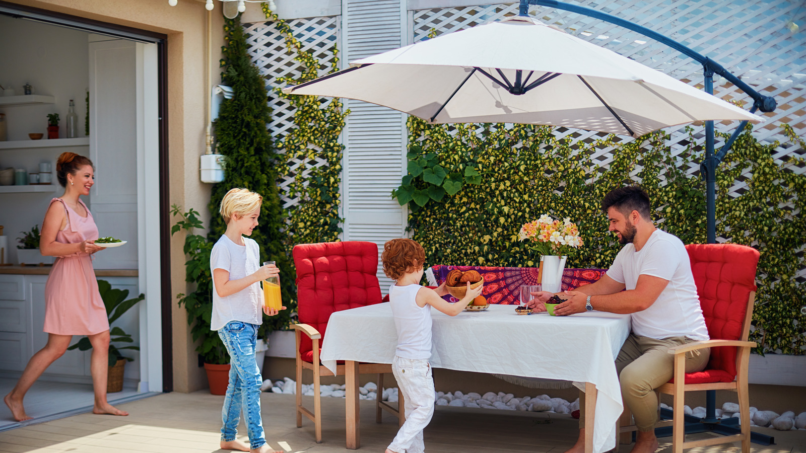 double patio umbrella 14ft Sided Outdoor Market Extra Large Umbrella with Crank, Cross Base for Deck, Lawn, Backyard and Pool, Brown : Patio, Lawn & Garden OVIOS has specialized in Ebike Conversion Kit Pellebant Solar LED Double Select:Saffron