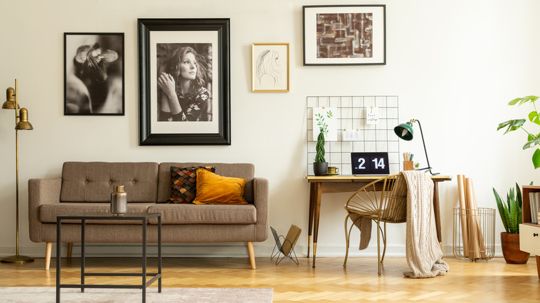 wall art in living room 