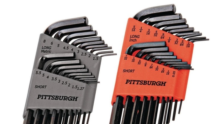 Two large sets of hex keys from Harbor Freight