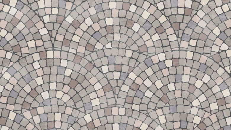 Cobblestone tiles