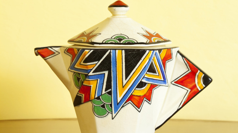 Art deco teapot