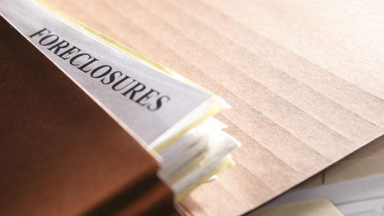 foreclosure files in folder