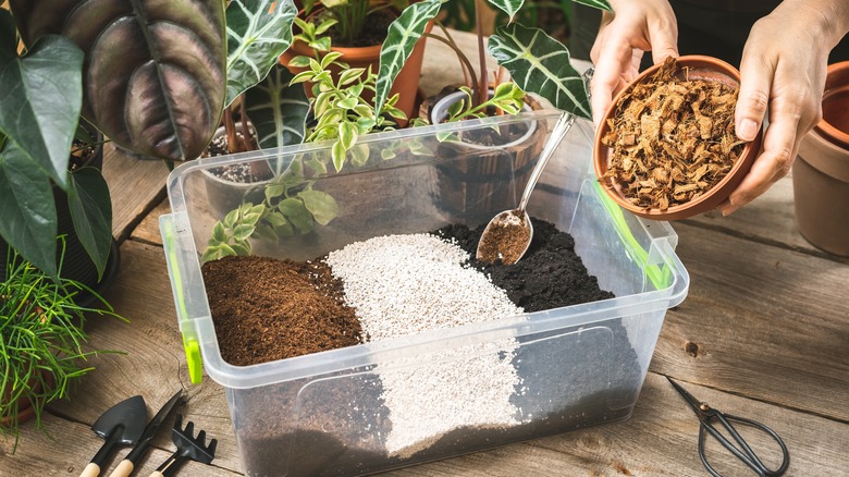 Coconut Coir Potting Mix Recipe - Coco Coir, Compost, Perlite or  Vermiculite 