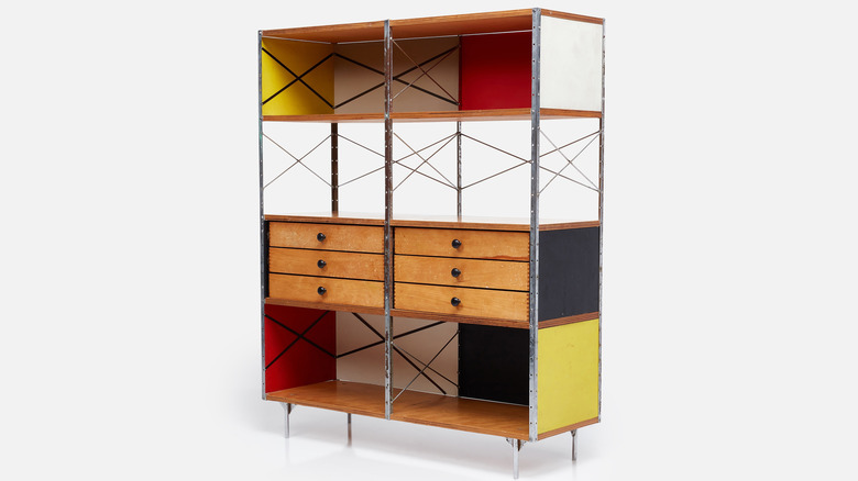 An example of a modern Eames Storage Unit on a white background.