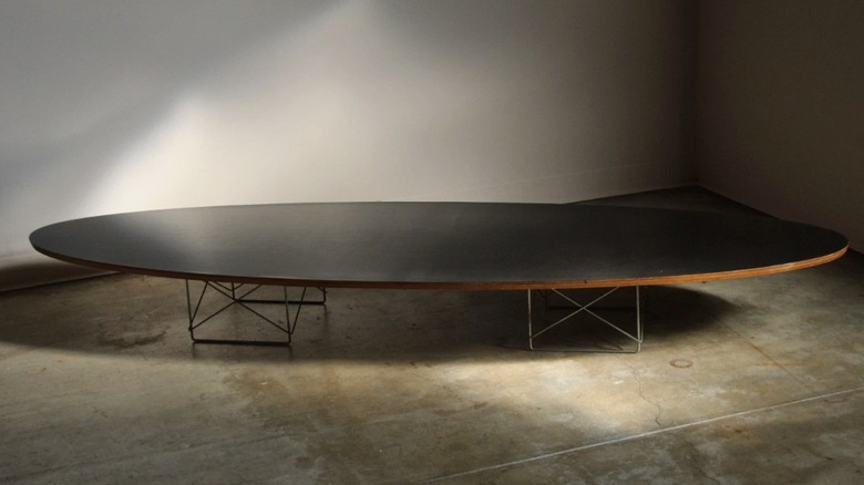 Charles and Ray Eames Early ETR "Surfboard" Coffee Table