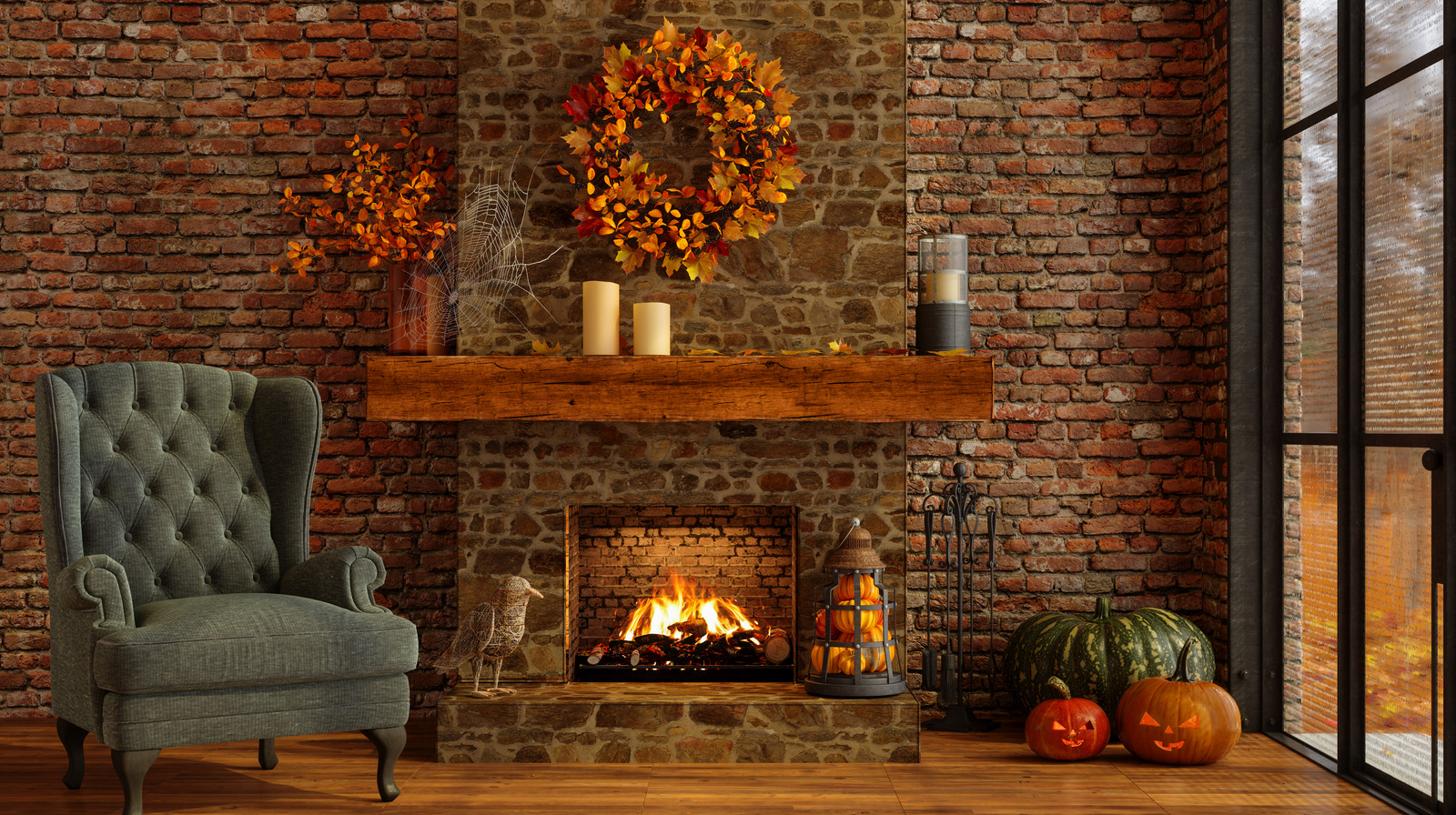 10 Ways To Decorate Your Mantel For A Warm Cozy Thanksgiving 10 Ways To Decorate Your Mantel For A Warm Cozy Thanksgiving
