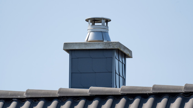 Chimey with cap on top