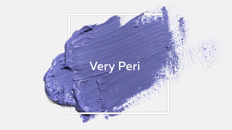 Very peri paint smudge