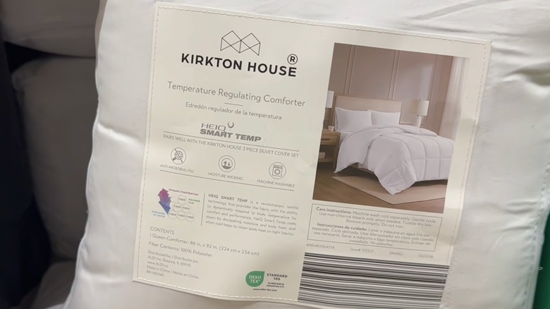 Kirkton House Temperature Regulating Comforter at Aldi