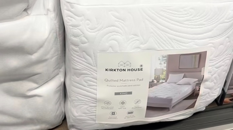 Quilted mattress pad at Aldi