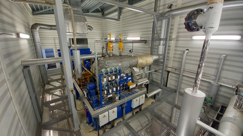 Combined heat and power system in boiler house