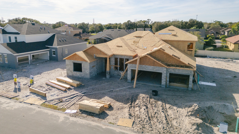 Home under construction