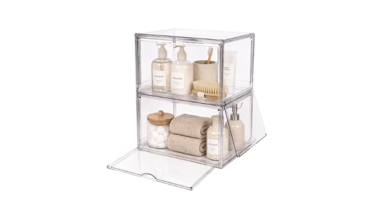 Costco's Clear Stackable Shoebox & Organizer