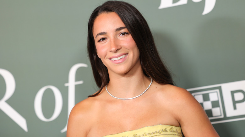 Aly Raisman on the red carpet at an event