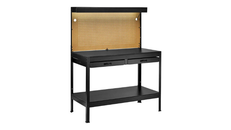 The 48 in. Workbench with Light from Yukon on a white background