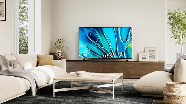 The Sony 65-inch BRAVIA 3 LED 4K HDR Smart Google TV in a modern living room