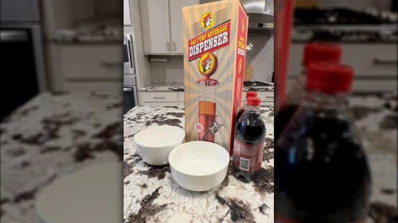 Buc-ee's Gas Pump Beverage Dispenser