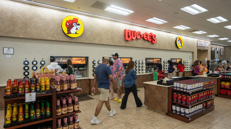 Interior of Buc-ee's in Texas