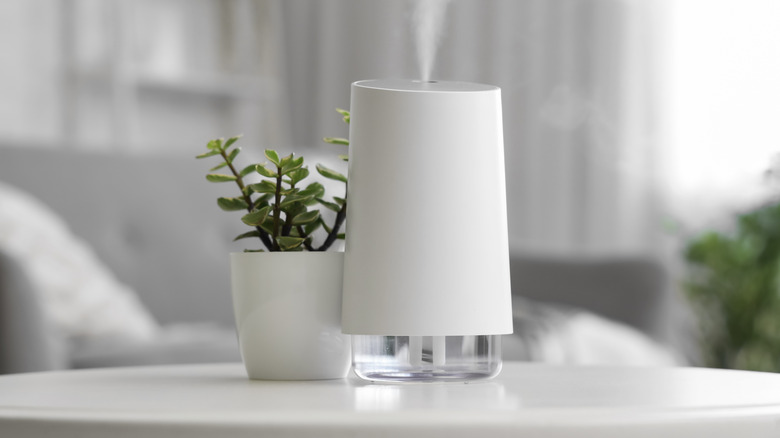humidifier on a table