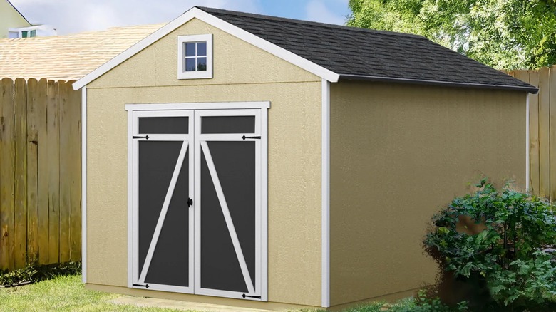 Heartland Statesman 10-ft x 16-ft Gable Style Wood Storage Shed