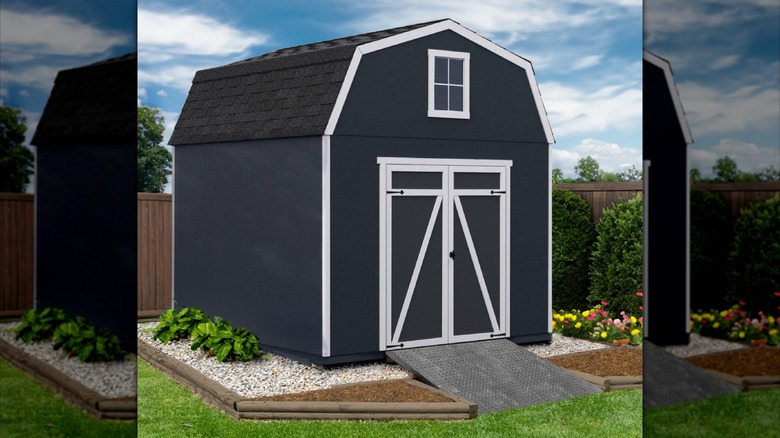 Heartland Estate 10-ft x 10-ft Gambrel Style Wood Storage Shed