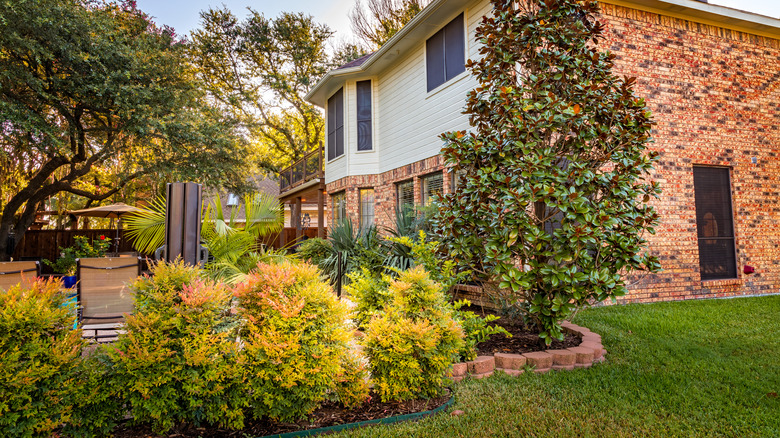 Exterior of a suburban single-family home in Texas