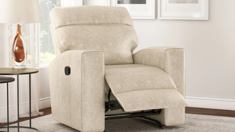 The Brando Fabric Glider Recliner chair