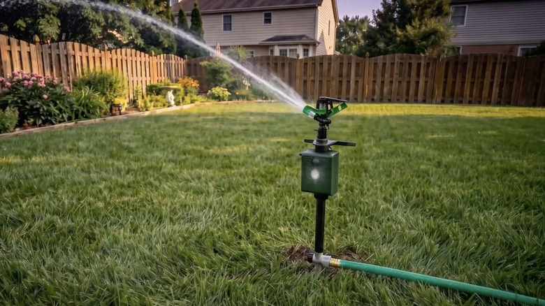 G-Jyuncyou's Motion Activated Animal Repeller with Water Sprinkler