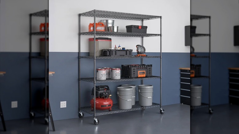 Trinity's 5-Tier Heavy-Duty Wire Shelving Rack