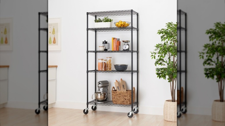 Trinity's 5-tier Wire Shelving Rack