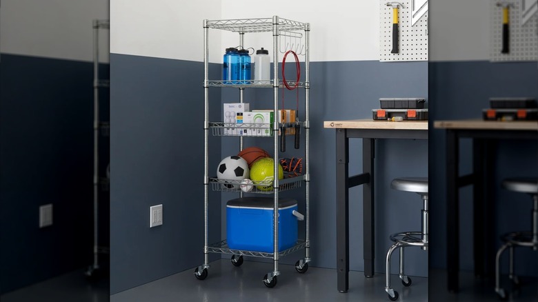 Trinity's EcoStorage 5-Tier NSF Rack with Pull-Out Baskets