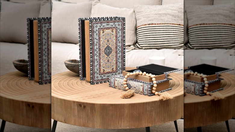 Fake book boxes for storage